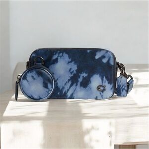 NWT Coach Tie-dye print, Slim Crossbody & detachable coin purse